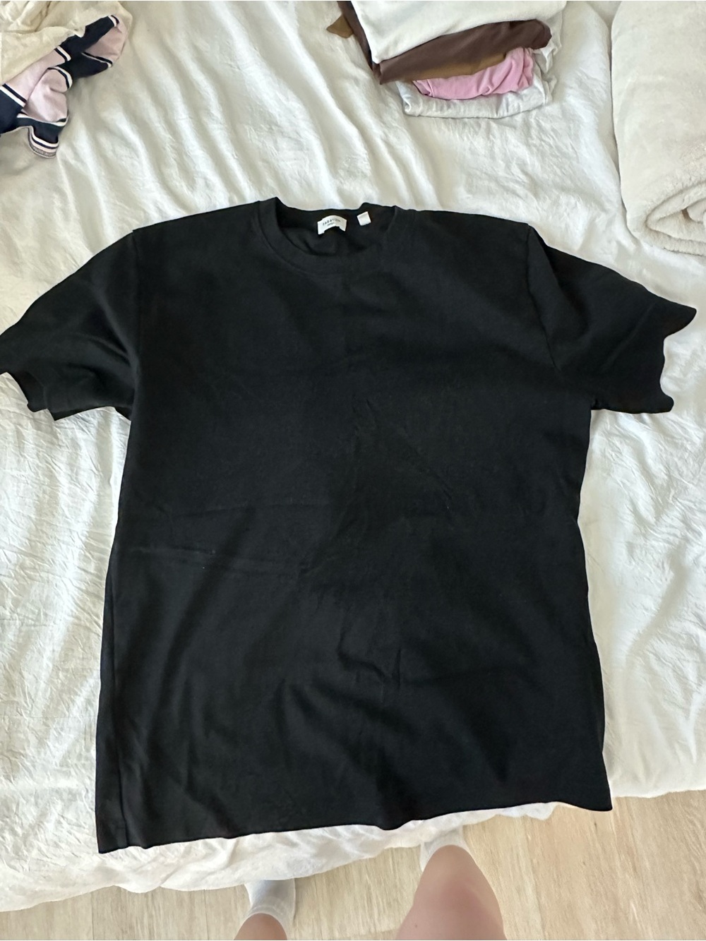 Aritzia Black Pegasus Tee